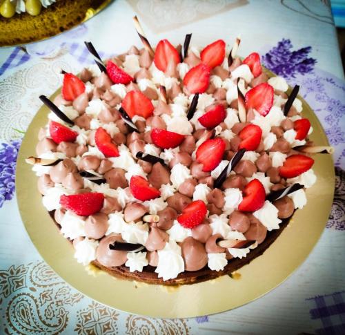 Brownie chocolat chantilly