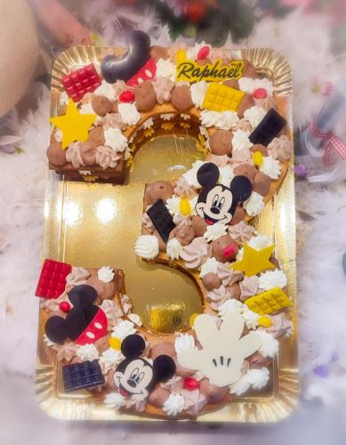 3 chocolats thème Mickey
