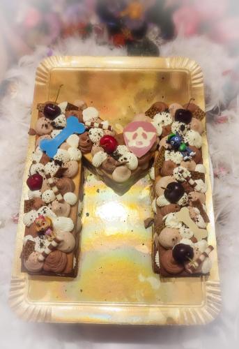 3 chocolat thème Pat'patrouille