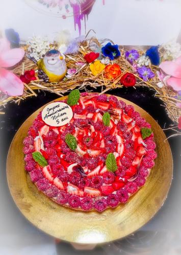 Tarte fraises framboises
